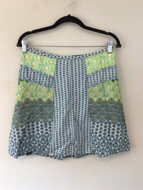 Prana Multi Color Boho Style Printed Skirt